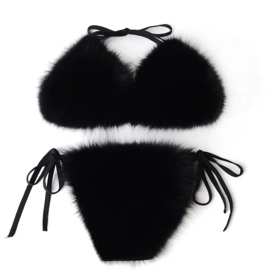 Multi Wear Fur Bikini (Ready to Ship)