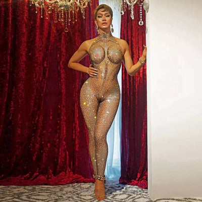 Body Crystal Jumpsuit