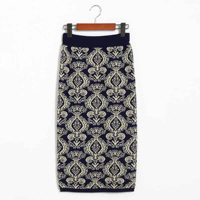 Florenza Knit Midi Skirt- Prima Dons and Donnas
