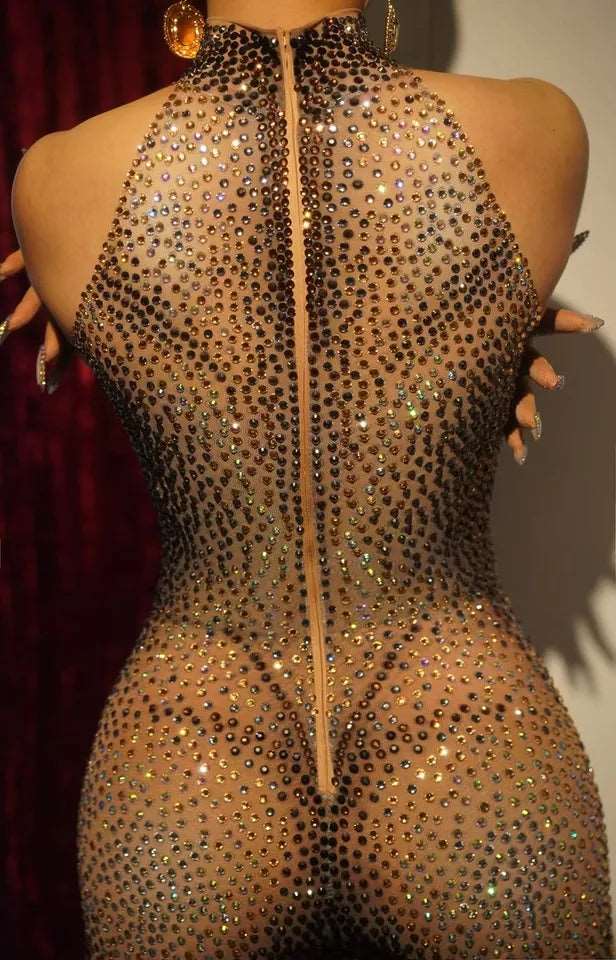 Body Crystal Jumpsuit