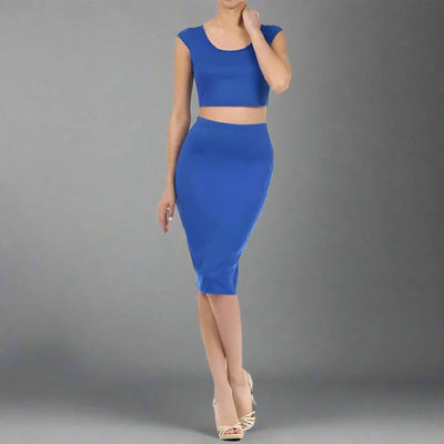 Coral Pensil Skirt- Prima Dons and Donnas