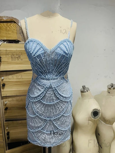 La Perla Crystal Midi Dress