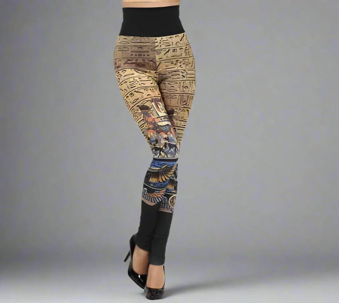 Tribal High Waist Leggings- Prima Dons and Donnas