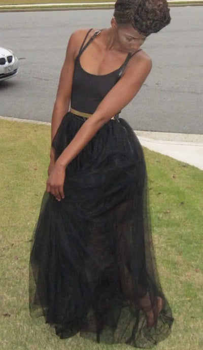 Tulle Skirt with Suspenders- Prima Dons and Donnas