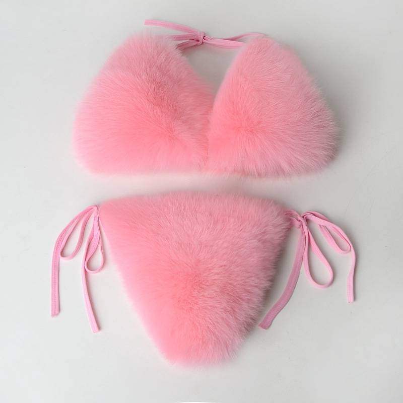 Multi Wear Fur Bikini (Ready to Ship)