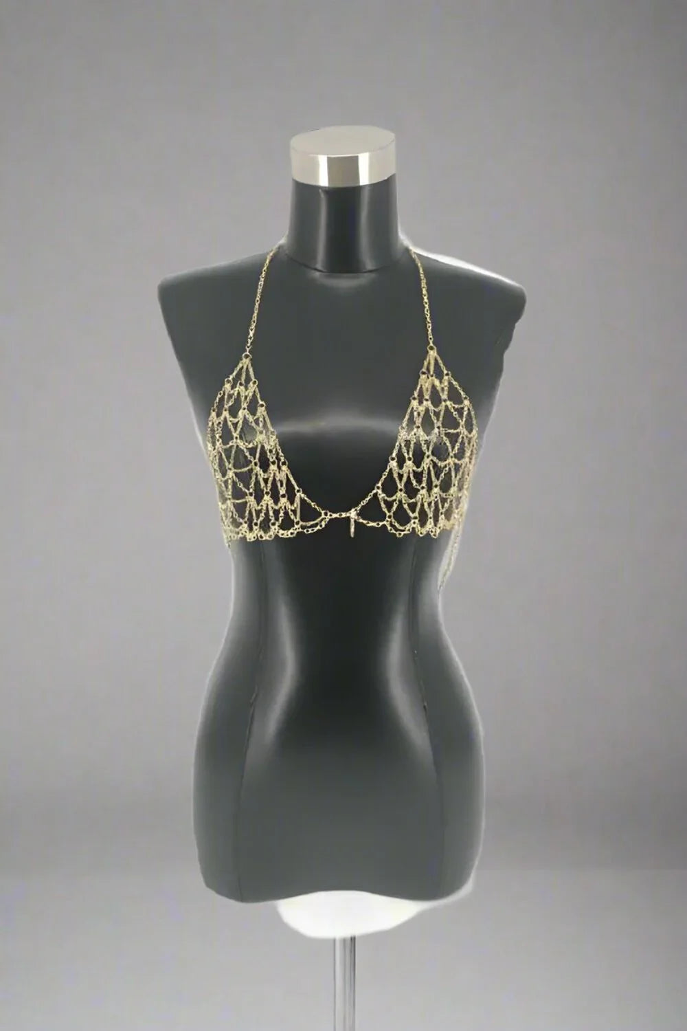 Diamond Metal Bra - Adjustable Fashion Bra With Unique Diamond Design