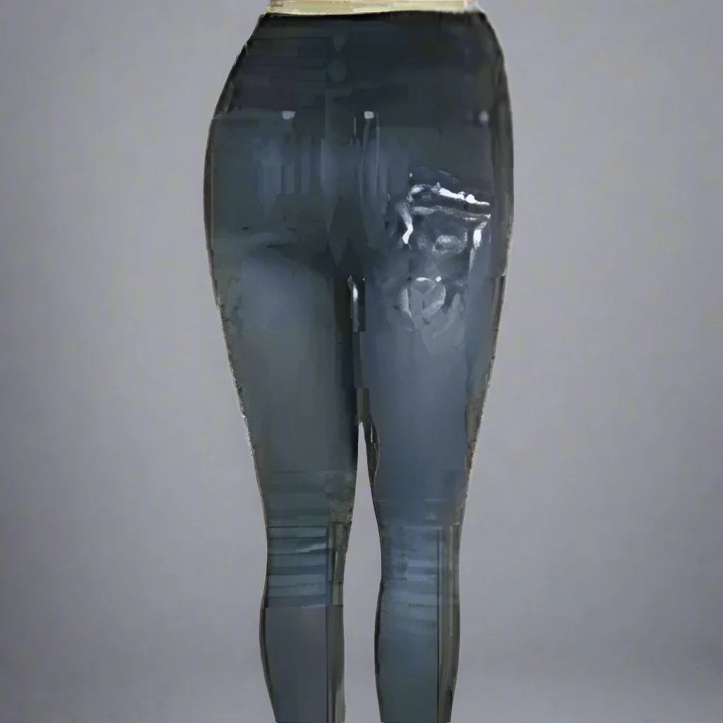 Denim looking tights leggings1