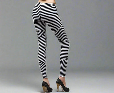Striped Leggings- Prima Dons and Donnas