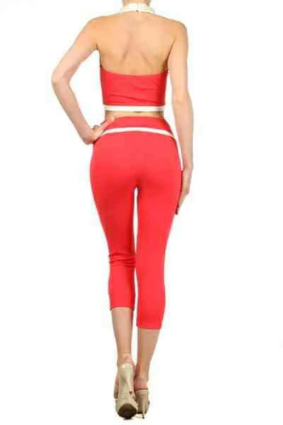 Cropa Pants Set- Prima Dons and Donnas