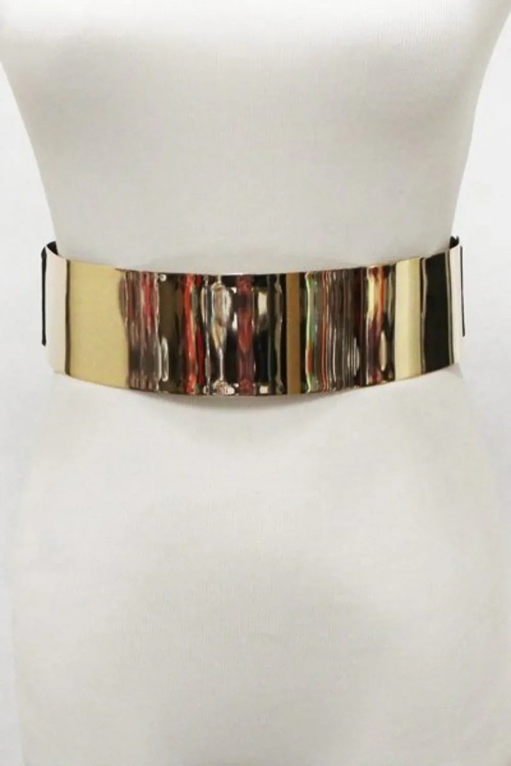 Plus Colored Half Metal Wide Belt- Prima Dons and Donnas