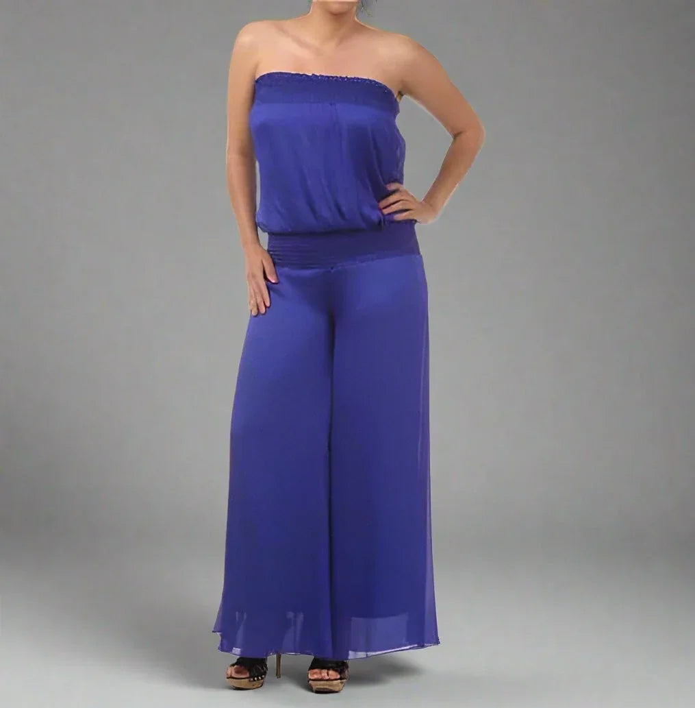 Strapless Jumpsuit- Prima Dons and Donnas