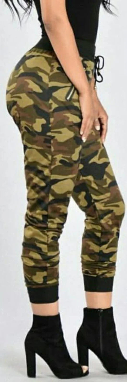 Saultute Camo Jogging Pants- Prima Dons and Donnas