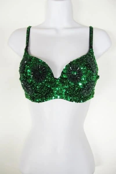 Sequin Bra Top- Prima Dons and Donnas