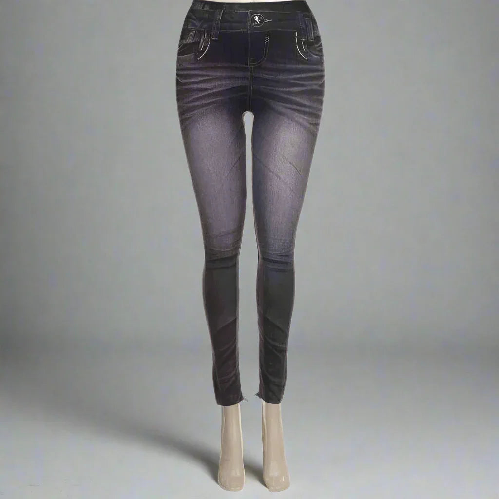 Denim Like Leggings- Prima Dons and Donnas