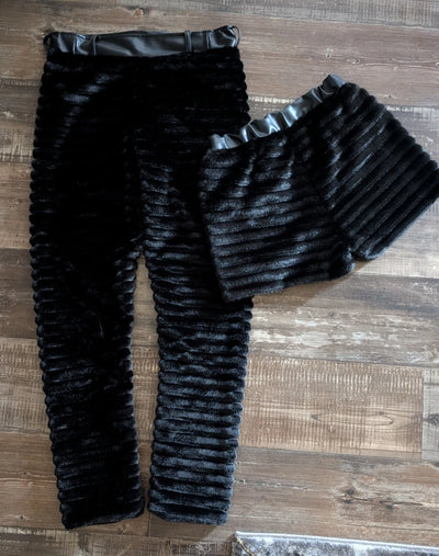 Faux Fur Pants (Ready to Ship)