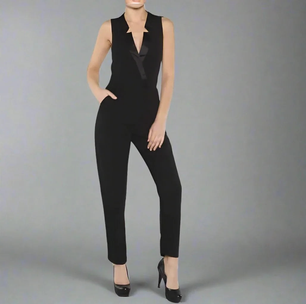 Snazzy Tuxedo Jumpsuit- Prima Dons and Donnas