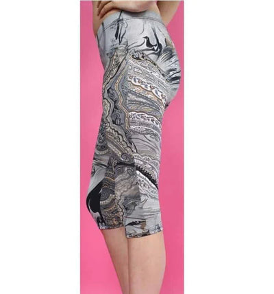 Subliminal Print Leggings- Prima Dons and Donnas