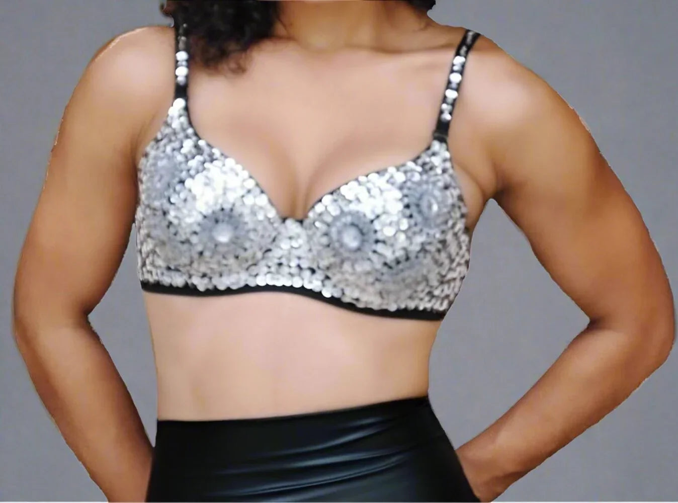 Sequin Bra Top- Prima Dons and Donnas