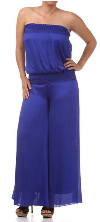 Strapless Jumpsuit- Prima Dons and Donnas