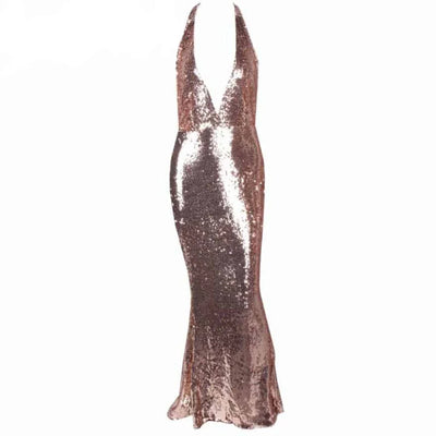 Zara Sequin Maxi Gown- Prima Dons and Donnas