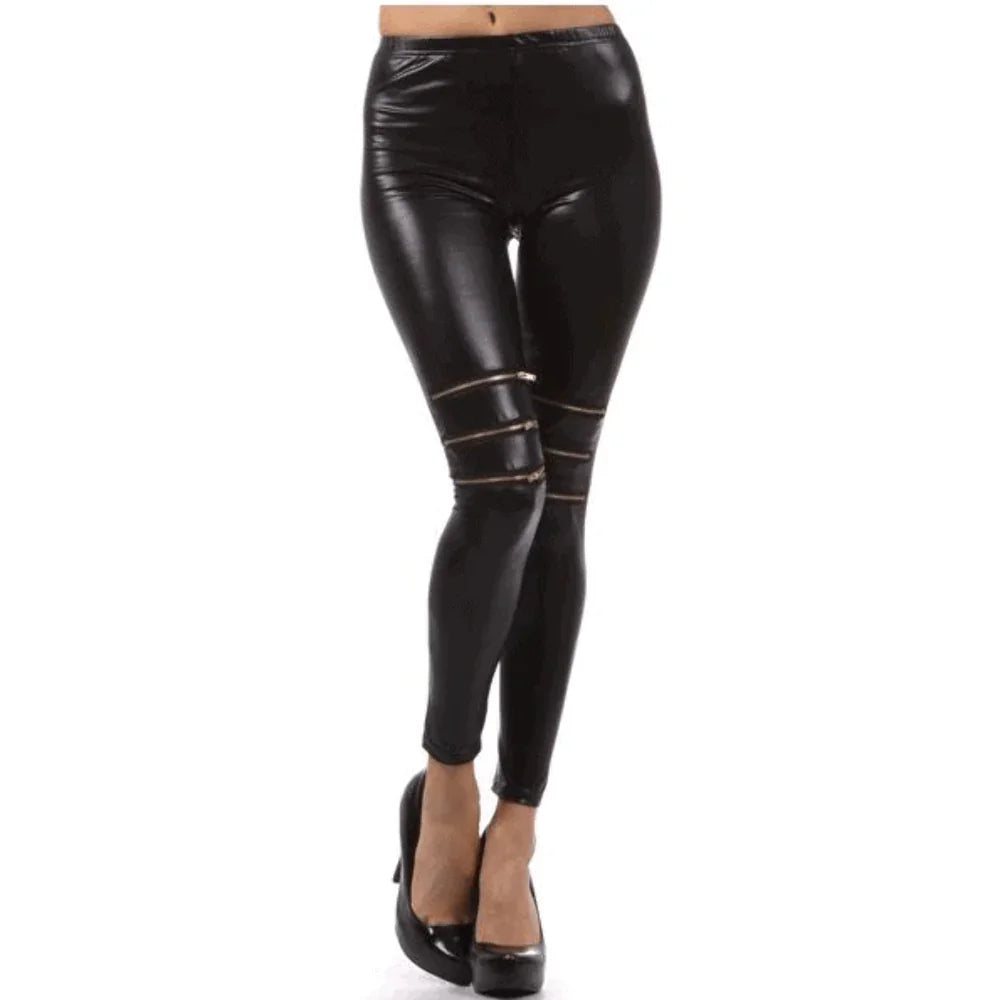 Zipper Leggings- Prima Dons and Donnas