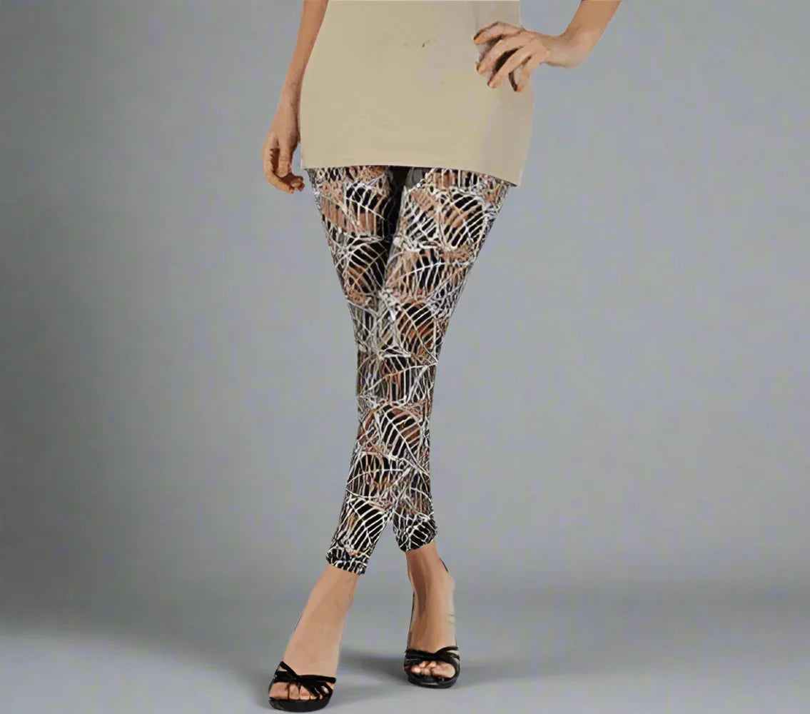 Block black and white leggings- Prima Dons and Donnas