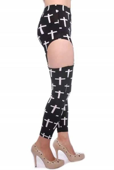 Crosses clip leggings- Prima Dons and Donnas