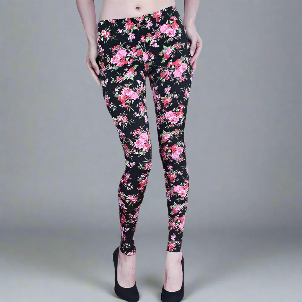 Floral Leggings- Prima Dons and Donnas