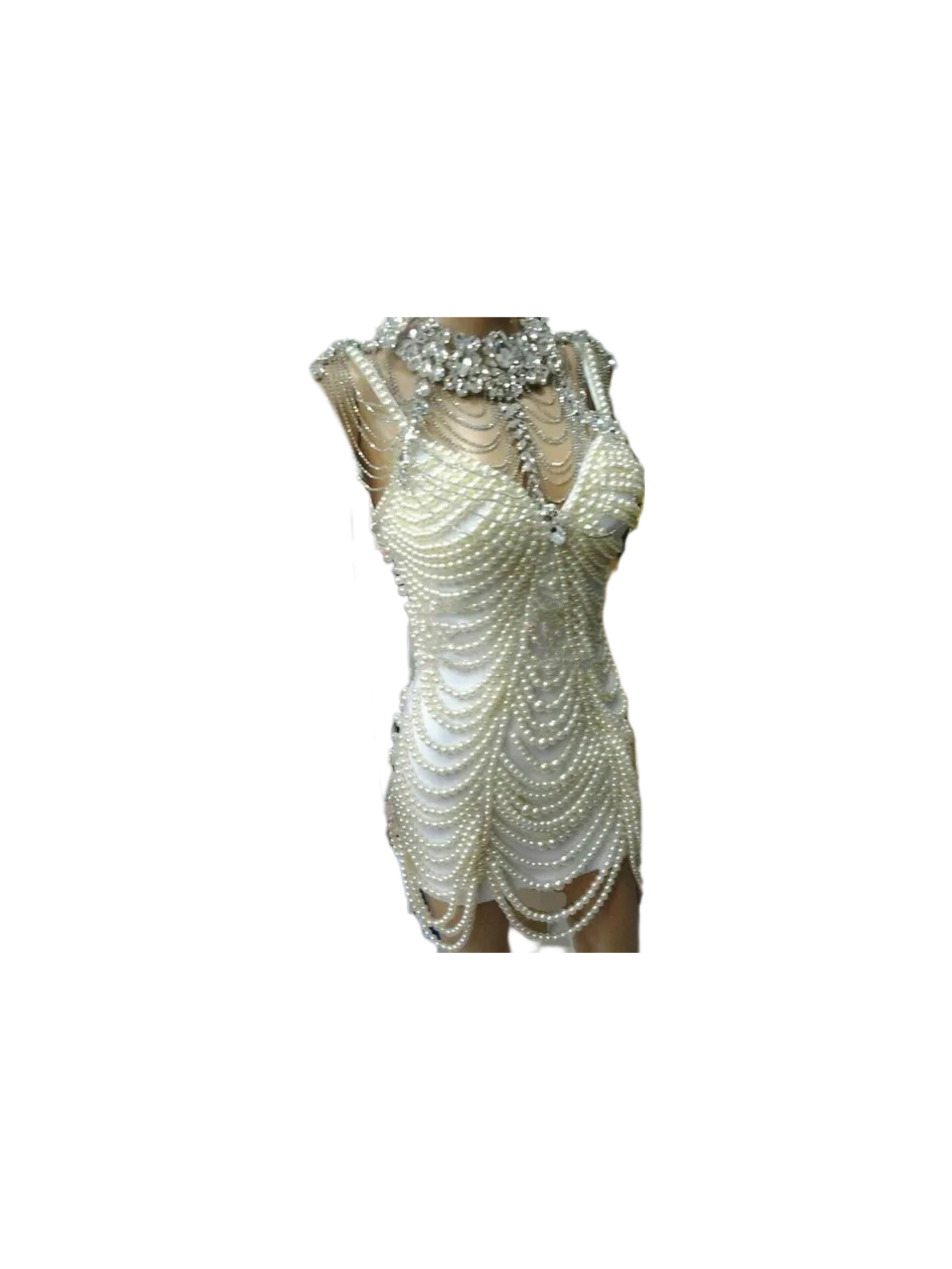 Pearl Chain Dress 2