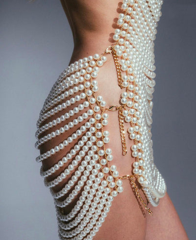 Pearl Chain Dress