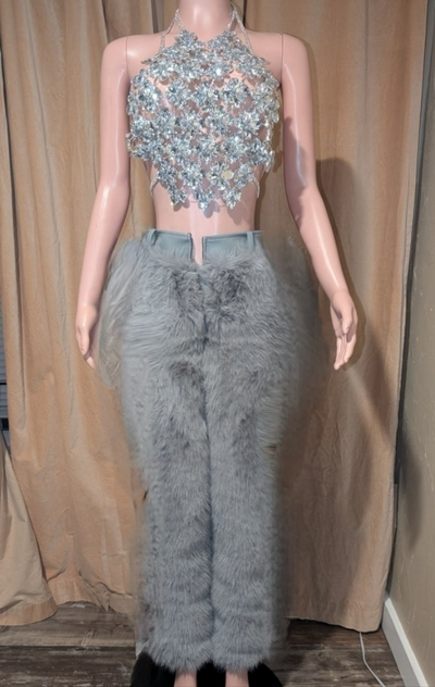 Faux Fur Pants (Ready to Ship)