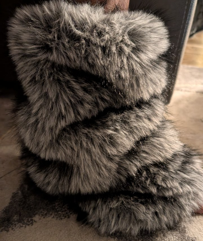 Faux Fur Leg Warmers