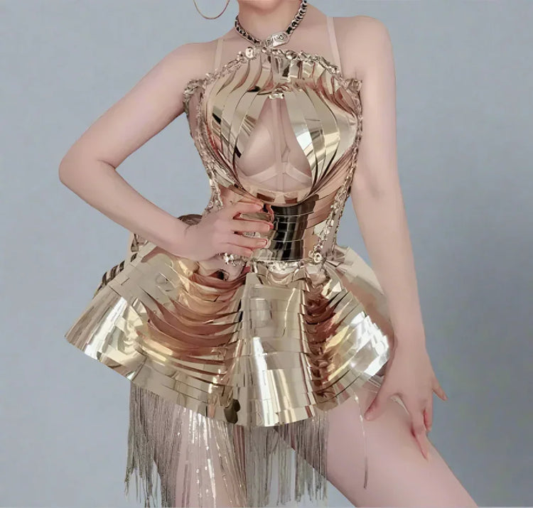 Metal Corset Dress