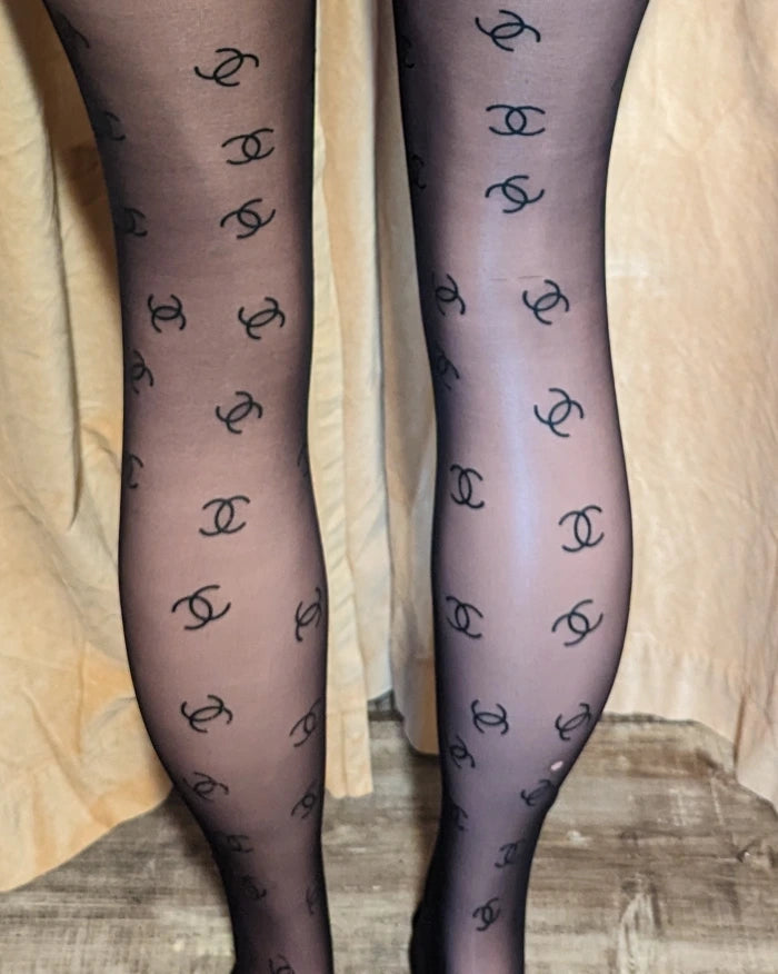Various Letters Stocking Leggings (Ready to Ship)