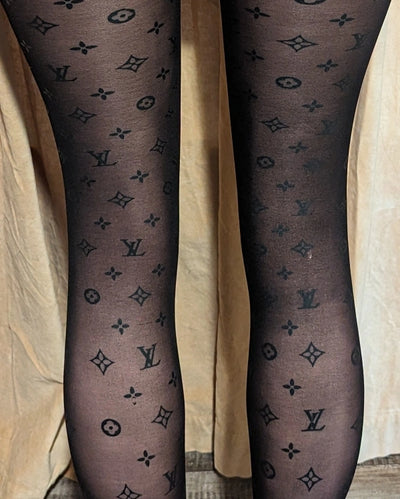 Various Letters Stocking Leggings (Ready to Ship)