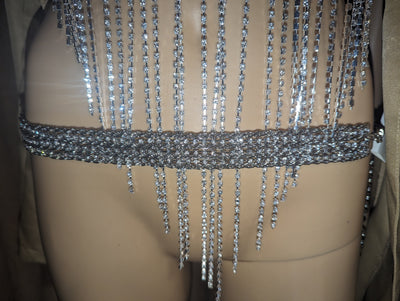 Rhinestone Chain Belt