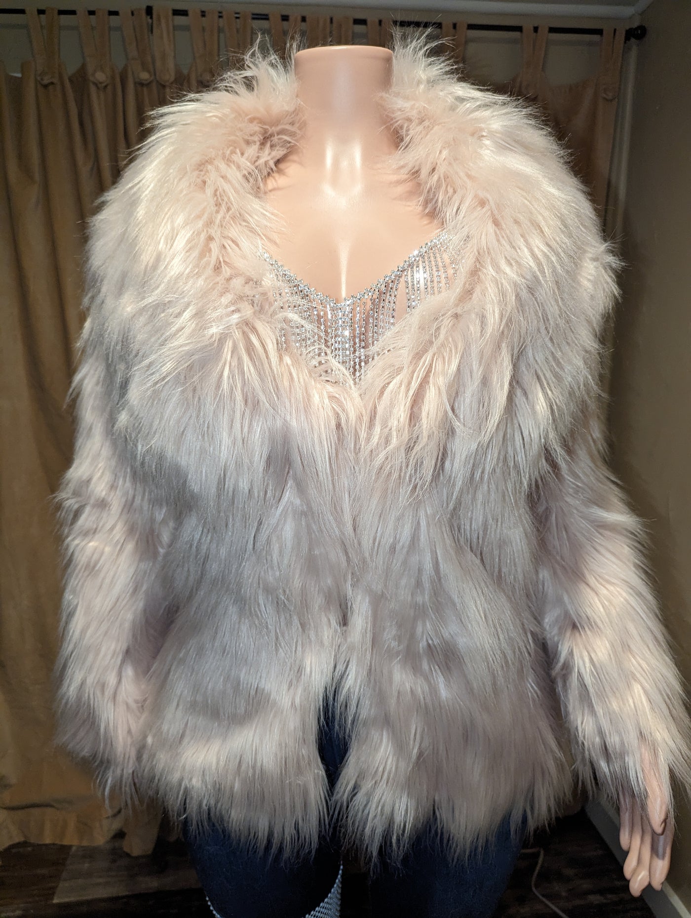 Faux Fur Fluffy Coat