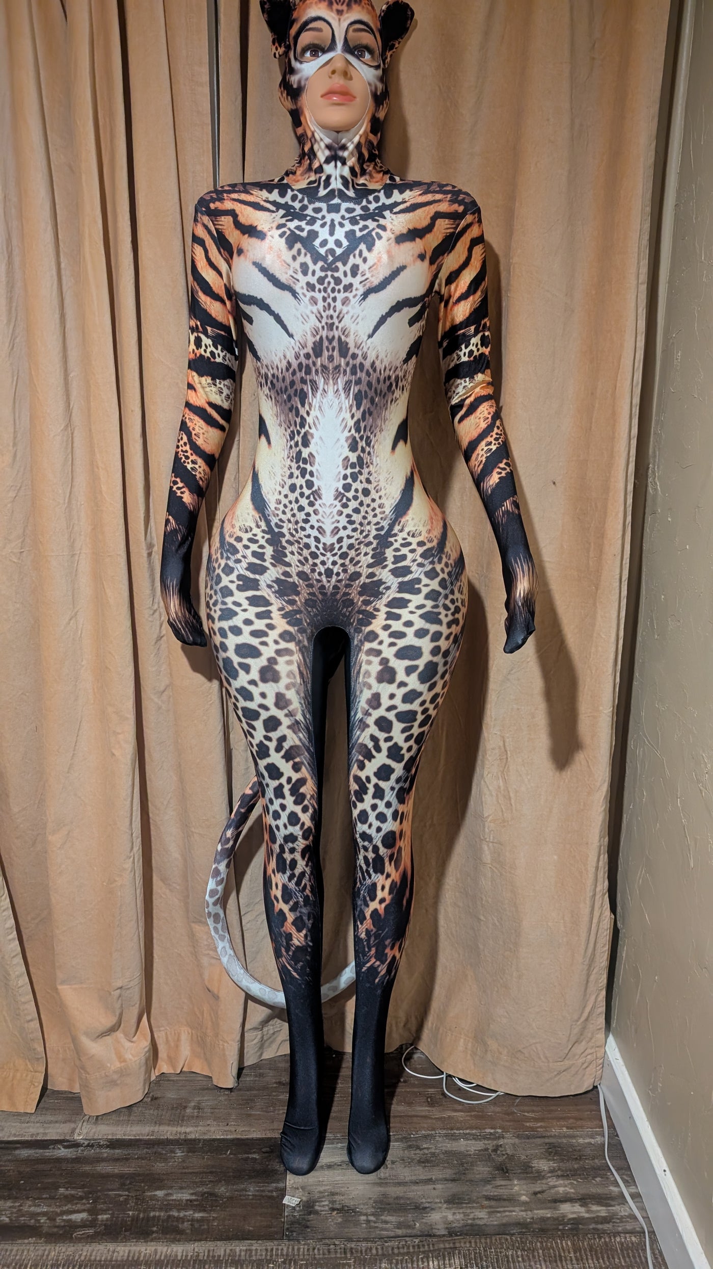 Tiger Jumpsuit Costume