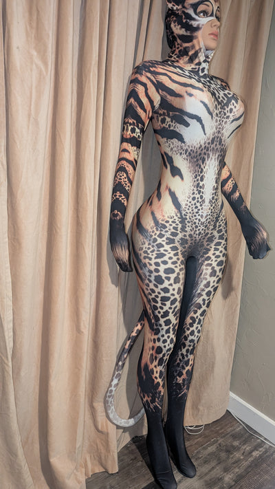 Tiger Jumpsuit Costume