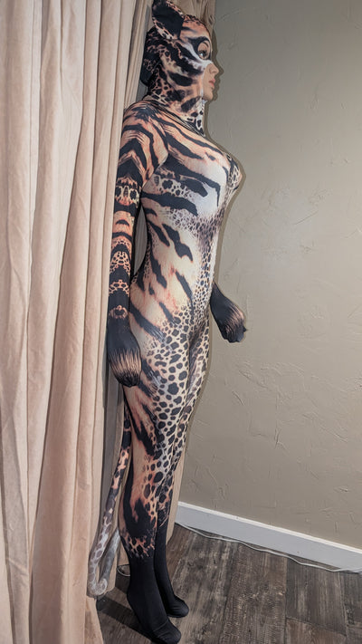 Tiger Jumpsuit Costume