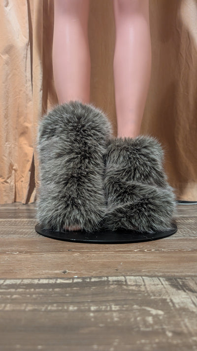 Faux Fur Leg Warmers 2