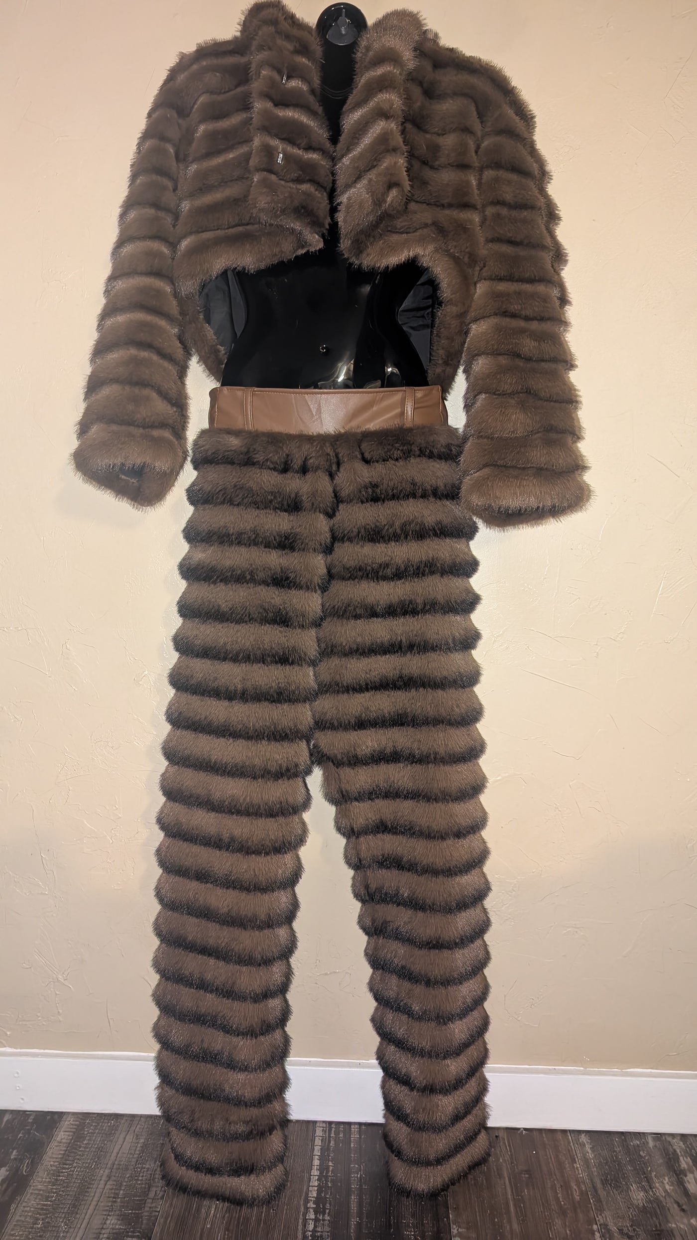 Faux Fur Pants (Ready to Ship)