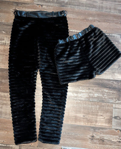 Faux Fur Pants (Ready to Ship)