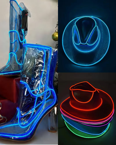 Cowboy Carter Light Up Hat & Boots Set