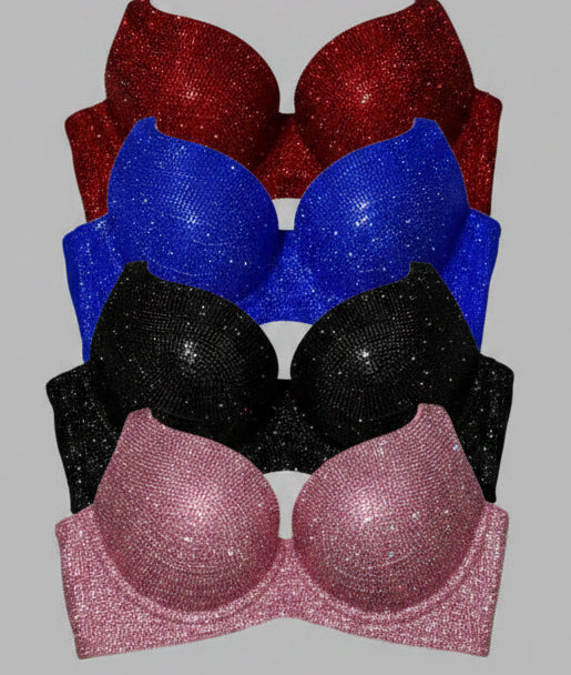 Custom Rhinestone Bra - Prima Dons Plus Size Swimwear – Prima Dons & Donnas