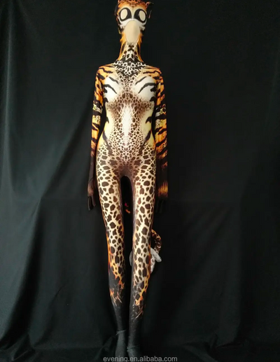 Tiger Jumpsuit Costume