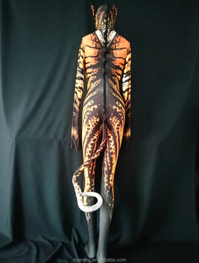 Tiger Jumpsuit Costume