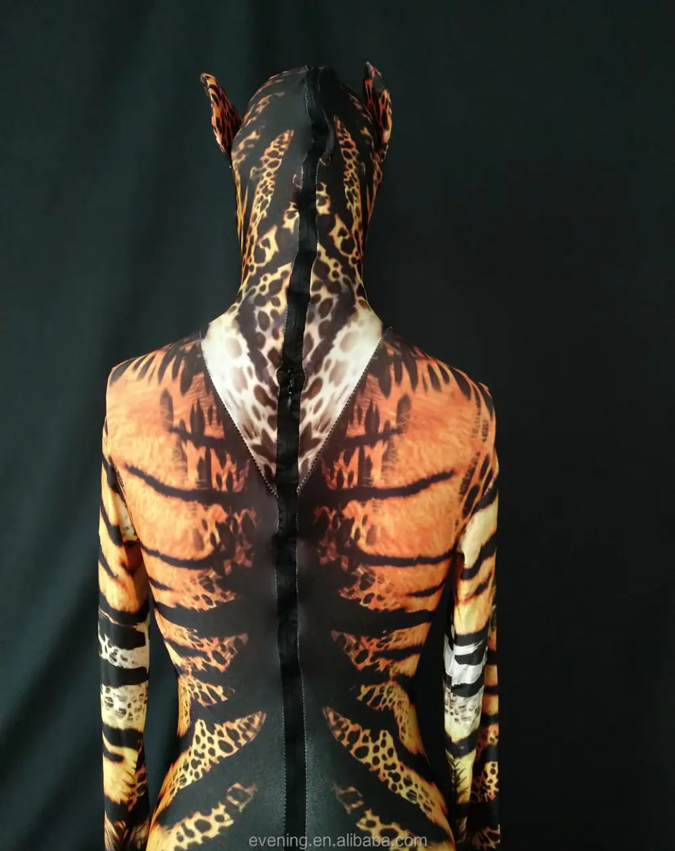 Tiger Jumpsuit Costume