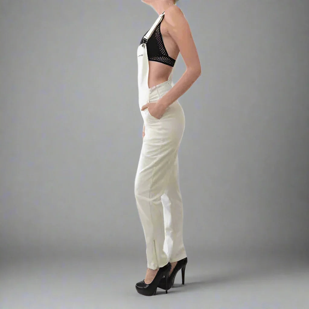 Ghost Metallic Overalls Jumpsuit- Prima Dons and Donnas