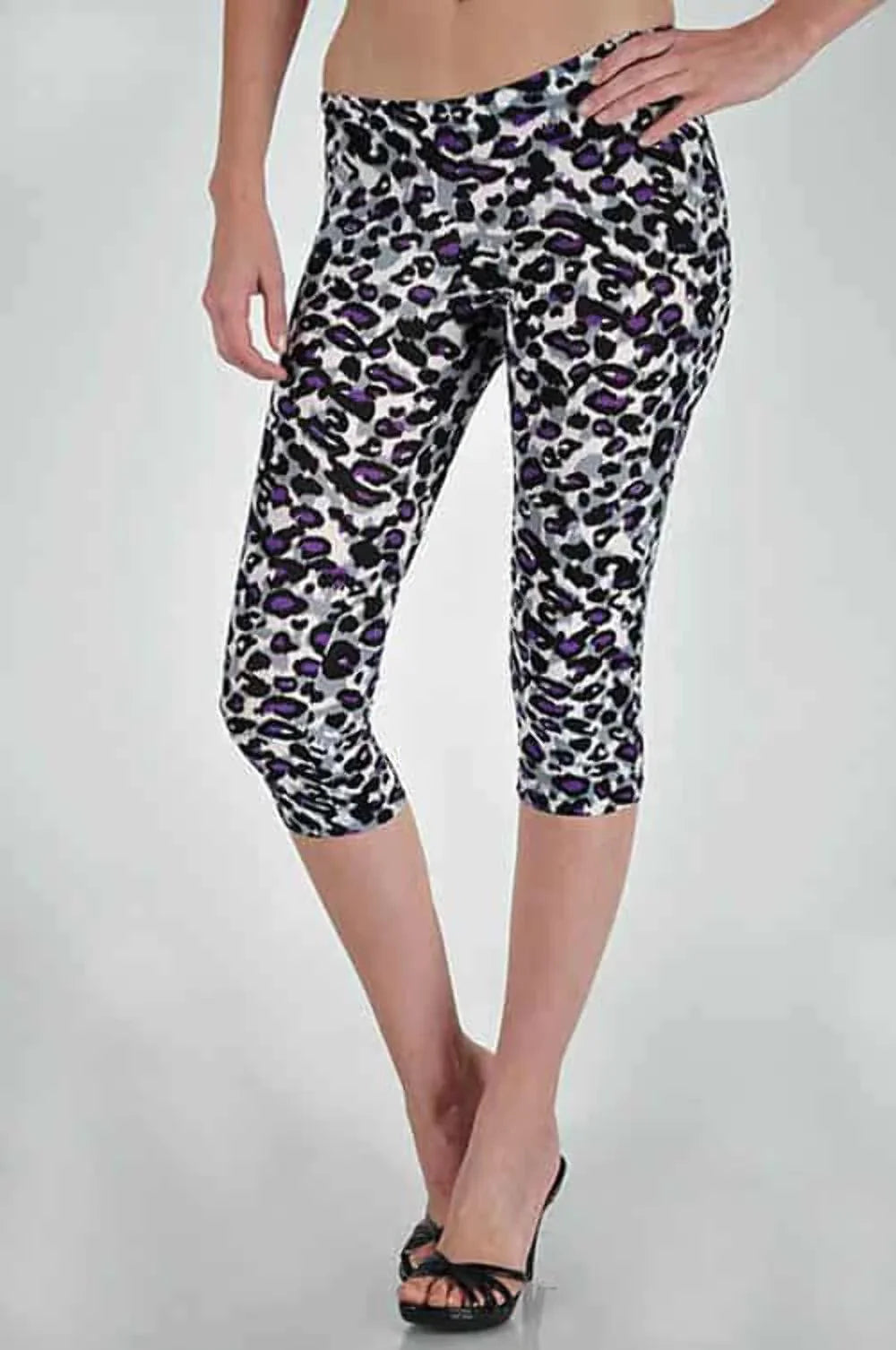 Leopard Print Capri- Prima Dons and Donnas